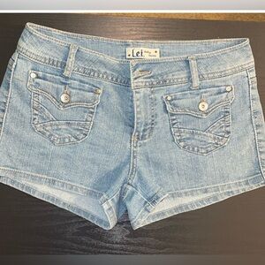 lei Women's Classic Light Blue Jean Shorts